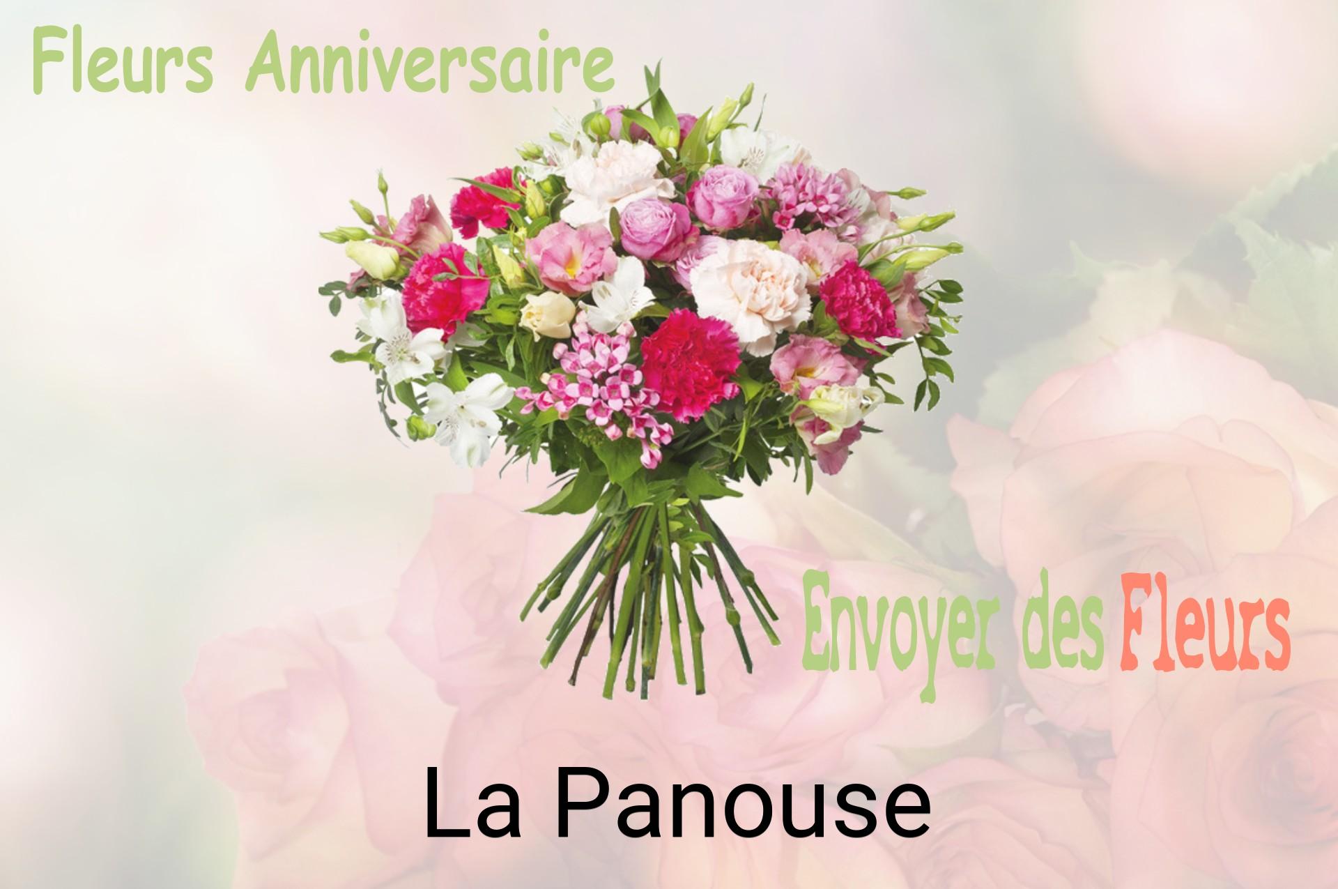 Bouquet de fleurs d’anniversaire livré à La Panouse